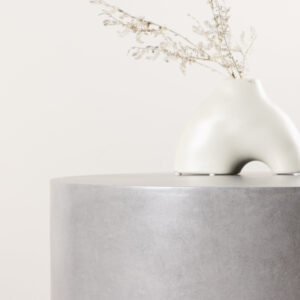 Lissabon – Table d&rsquo;appoint – Gris – ⌀60 cm