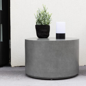 Lissabon – Table d&rsquo;appoint – Gris – ⌀60 cm