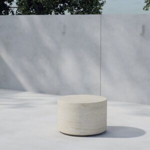 Lissabon – Table d&rsquo;appoint – Beige – ⌀60 cm