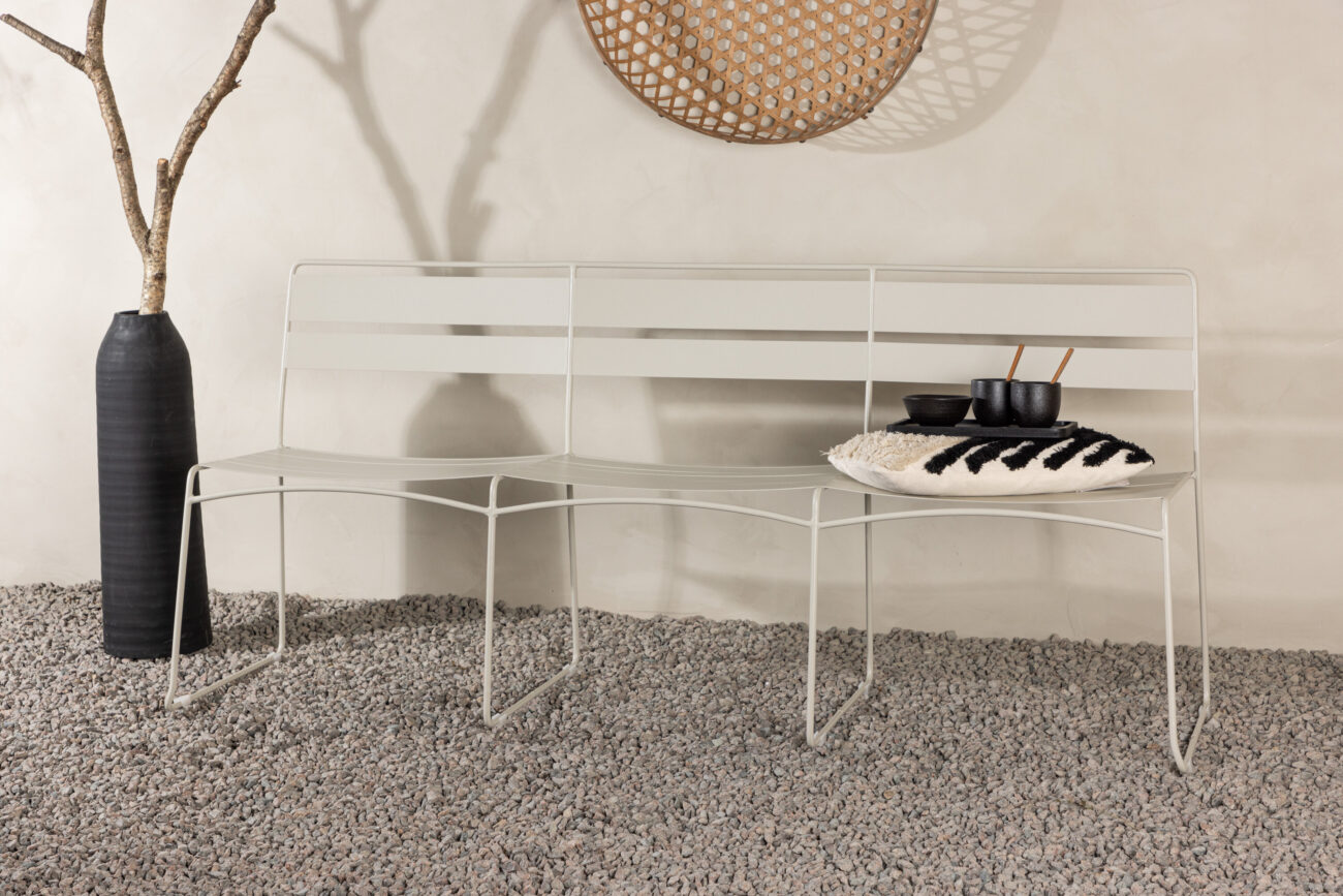 Lina – Canapé 3 places – Beige – 55 x 78 x 180 cm