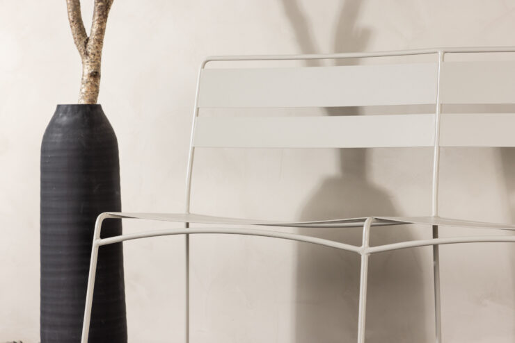 Lina – Canapé 3 places – Beige – 55 x 78 x 180 cm