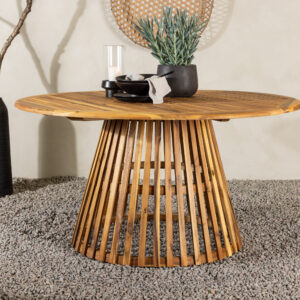 Tucumán – Table à manger ronde – Naturel – ⌀150 cm