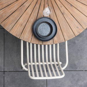 Rosario – Table à manger ronde – Marron – ⌀140 cm