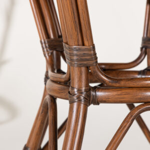 Sagres – Table de café – Marron foncé, Marron – ⌀60 cm