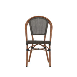 Guarda – Cafe Chair – Noir, Marron – 57 x 85 x 50 cm