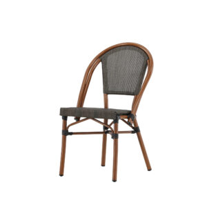 Guarda – Cafe Chair – Noir, Marron – 57 x 85 x 50 cm