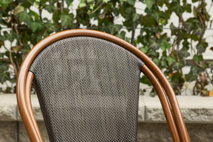 Guarda – Cafe Chair – Noir, Marron – 57 x 85 x 50 cm