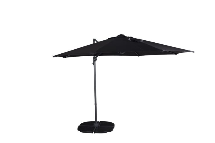 Leeds – Parasol – Noir – ⌀294 cm
