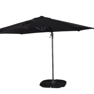 Leeds – Parasol – Noir – ⌀294 cm