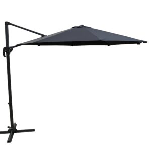 Leeds – Parasol – Noir – ⌀294 cm