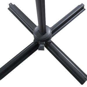 Leeds – Parasol – Noir – ⌀294 cm