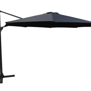 Leeds – Parasol – Noir – ⌀350 cm