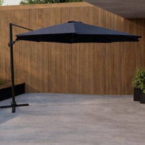 Leeds – Parasol – Noir – ⌀350 cm