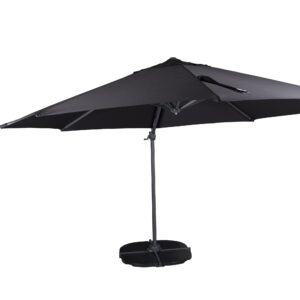 Leeds – Parasol – Noir – ⌀350 cm