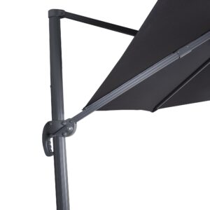 Leeds – Parasol – Noir – ⌀350 cm