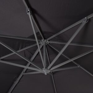 Leeds – Parasol – Noir – ⌀350 cm