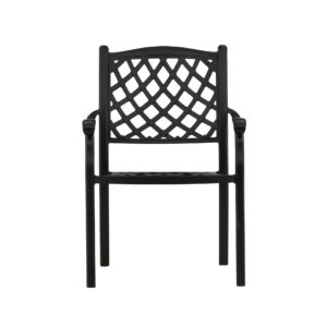 Òbidos – Cafe Chair – Noir – 67 x 94 x 63 cm