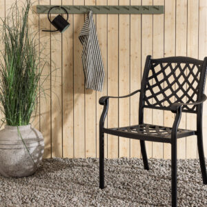 Òbidos – Cafe Chair – Noir – 67 x 94 x 63 cm