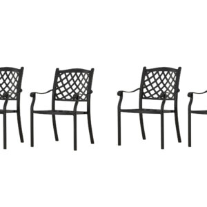 Òbidos – Cafe Chair – Noir – 67 x 94 x 63 cm