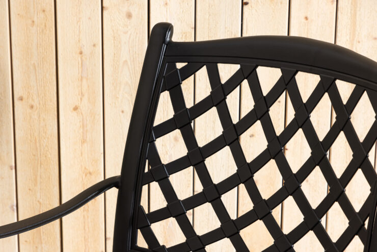 Òbidos – Cafe Chair – Noir – 67 x 94 x 63 cm