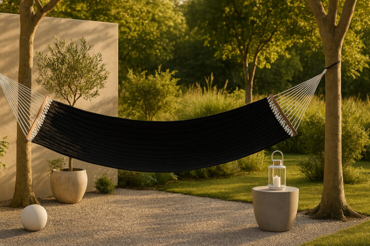 Marbella – Hamac – Noir – 200 x 140 cm
