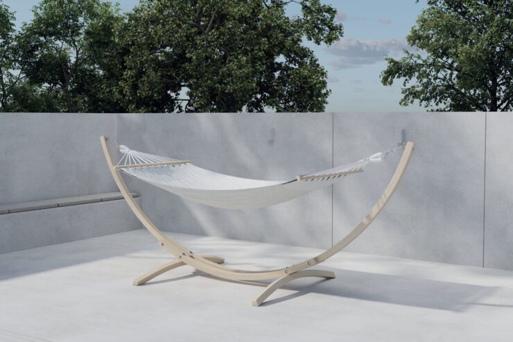 Hedvig – Hamac – Blanchi, Beige – 115 x 320 x 120 cm
