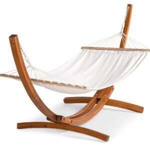 Hedvig – Hamac – Naturel, Blanc – 115 x 120 x 315 cm