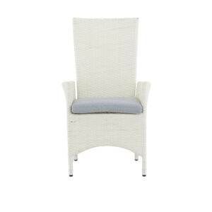 Padova – Recliner Chair – Gris, Blanc – 67 x 114 x 62 cm