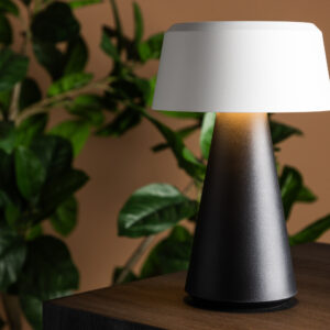Statford – Lampe à poser – Noir, Blanc – ⌀15 cm