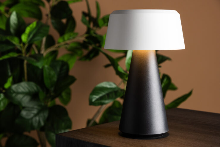 Statford – Lampe à poser – Noir, Blanc – ⌀15 cm