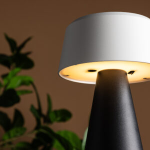 Statford – Lampe à poser – Noir, Blanc – ⌀15 cm