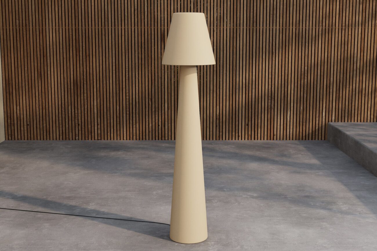 Stratford – Lampadaire – Beige – ø34 cm