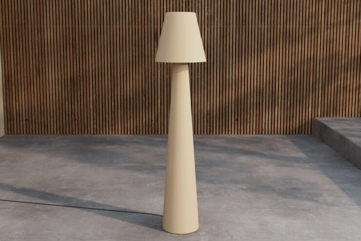 Stratford – Lampadaire – Beige – ø34 cm