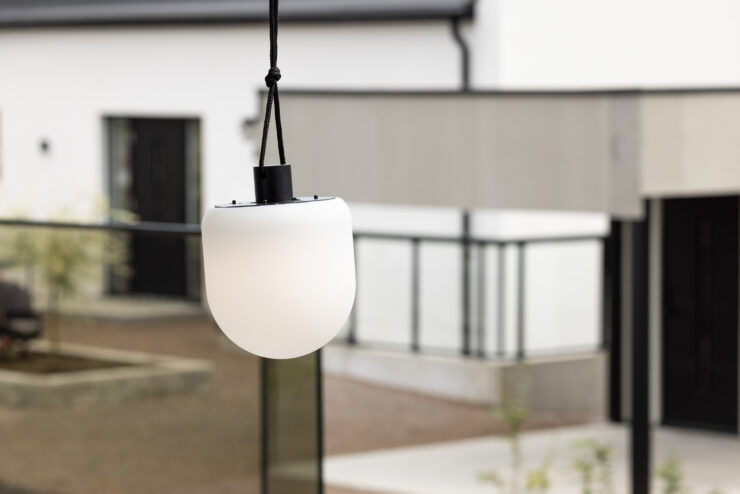 Colie – Suspension – Noir, Blanc – ⌀16 cm