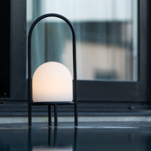 Colie – Lampe à poser – Noir, Blanc – ⌀19 cm