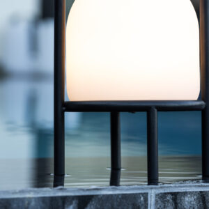Colie – Lampe à poser – Noir, Blanc – ⌀19 cm