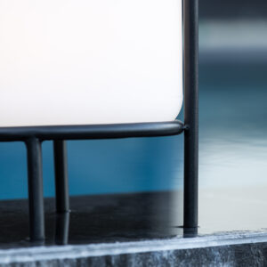 Colie – Lampe à poser – Noir, Blanc – 26 x 53 x 26 cm