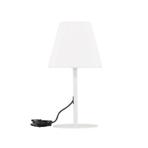 Moris – Lampe à poser – Blanc – ⌀28 cm