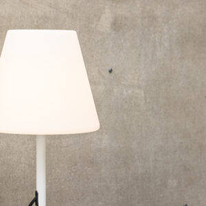 Moris – Lampe à poser – Blanc – ⌀28 cm