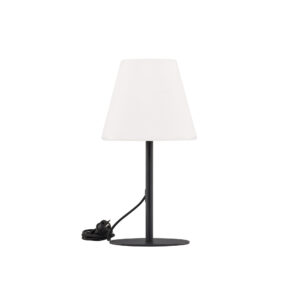 Moris – Lampe à poser – Noir, Blanc – ⌀28 cm