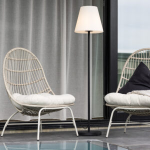 Moris – Lampadaire – Noir, Blanc – ⌀35 cm