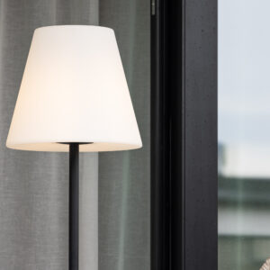 Moris – Lampadaire – Noir, Blanc – ⌀35 cm