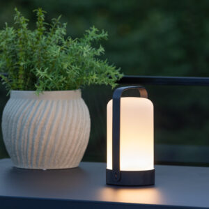 Fern – Lampe à poser – Noir, Blanc – ⌀12 cm