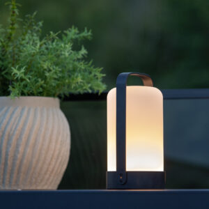 Fern – Lampe à poser – Noir, Blanc – ⌀12 cm