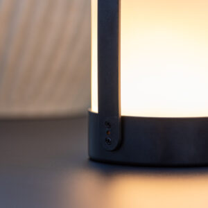Fern – Lampe à poser – Noir, Blanc – ⌀12 cm