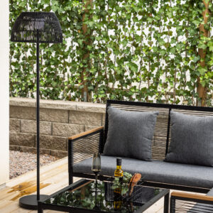 Mabis – Lampadaire – Noir – ⌀40 cm