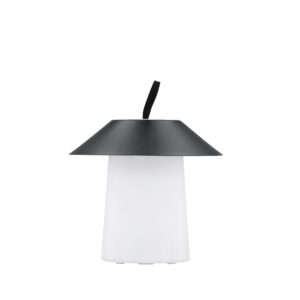 Rubu – Lampe à poser – Noir, Blanc – ⌀24 cm