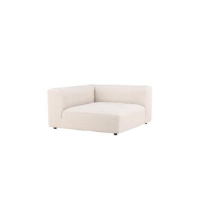 Mavi – Module de canapé – Beige, Noir – 135 x 70 x 135 cm