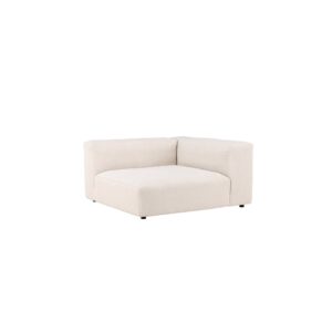 Mavi – Module de canapé – Beige, Noir – 135 x 70 x 135 cm