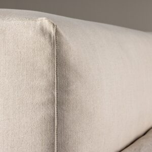 Mavi – Module de canapé – Beige, Noir – 135 x 70 x 135 cm